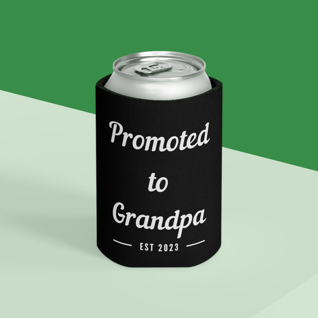 Men's Funny Grandad EST 2023 Can Cooler, New First Grandpa, Fathers Day Gift, Gift for Dad, Gift for him,  Gift Can Cooler CE Digital Gift Store