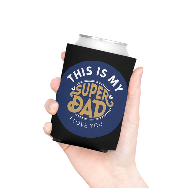 Father's Day Gift Idea, Super Dad Can Cooler, Gifts for Dad, Fathers Day Gift, Gift for Dad, Custom Gift for him, Gift Can Cooler CE Digital Gift Store