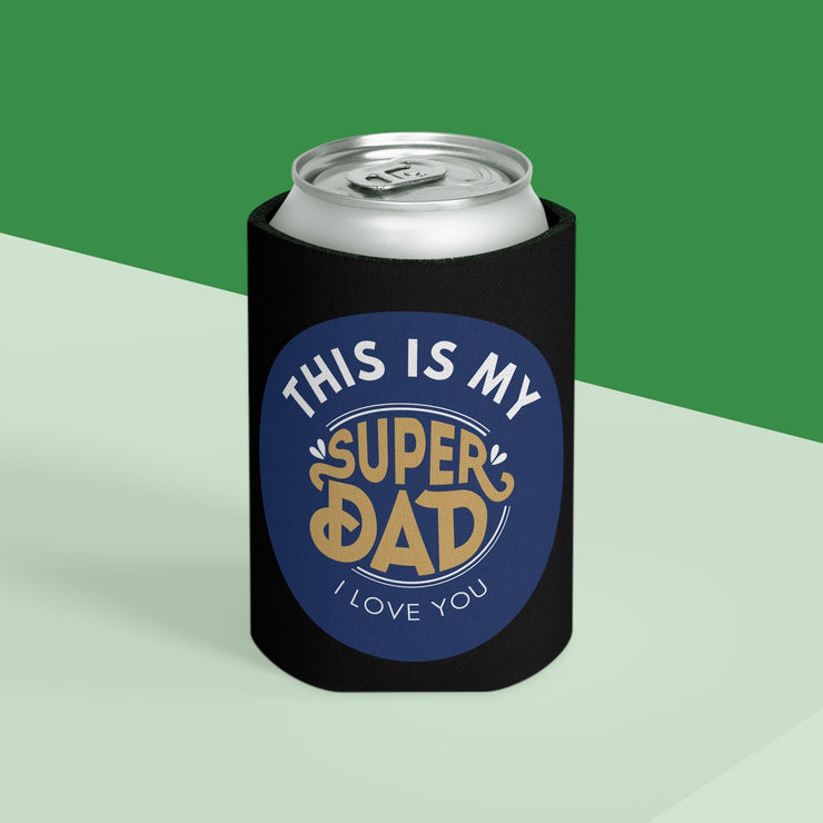 Father's Day Gift Idea, Super Dad Can Cooler, Gifts for Dad, Fathers Day Gift, Gift for Dad, Custom Gift for him, Gift Can Cooler CE Digital Gift Store