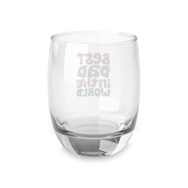 Best Dad in the World Father's Day Gift Idea, Gift for Dad, Gifts for father, Daddy Gift, Gift idea for Dad, Gift for him, Whiskey Glass CE Digital Gift Store