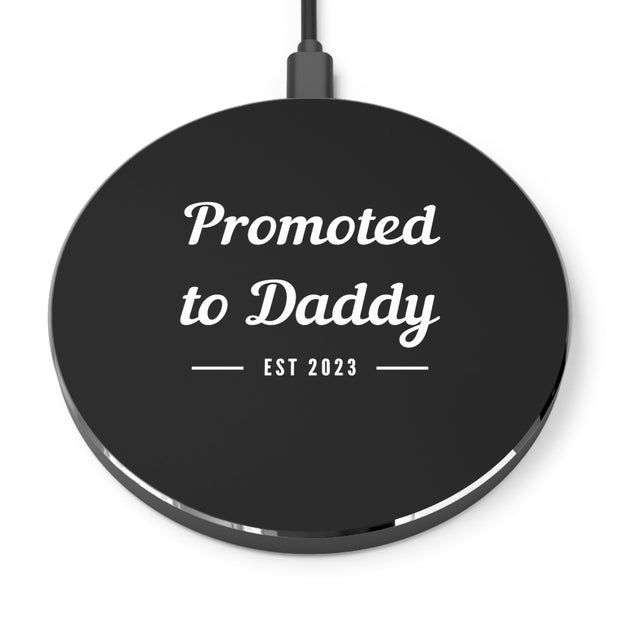 Father's Day Gift Idea, Gift for Dad, Gifts for 1st Time father, Daddy Gift, Promoted to Daddy Personalized Wireless Charger CE Digital Gift Store