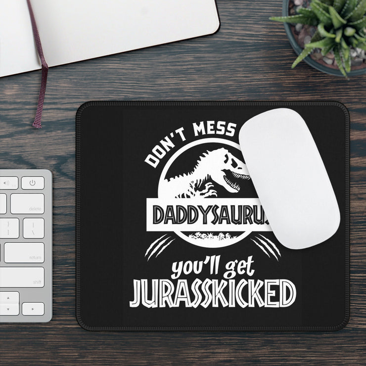 Unique 'Daddy Saurus' Father's Day Gift Idea - Personalized Gaming Mouse Pad Daddy Birthday Gift, Gift For Him CE Digital Gift Store