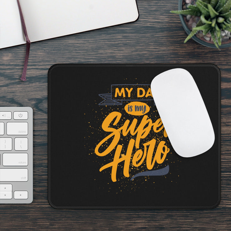 Super Hero Father's Day Gift Idea, Gift for Dad, Gift for a father, Daddy Birthday Gift, Gift For Him, Personalized Gaming Mouse Pad. CE Digital Gift Store