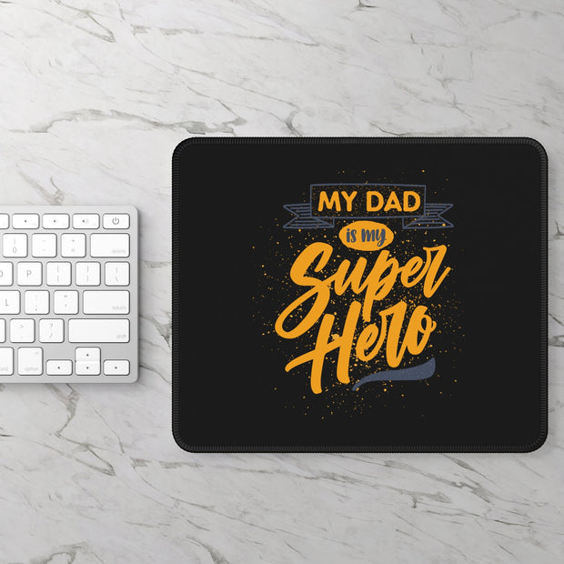 Super Hero Father's Day Gift Idea, Gift for Dad, Gift for a father, Daddy Birthday Gift, Gift For Him, Personalized Gaming Mouse Pad. CE Digital Gift Store