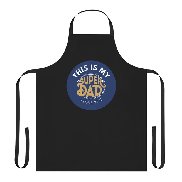 Super Dad, Personalized men's Kitchen Apron - Perfect Father's Day Gift!' Gifts for him, Daddy Gift, Birthday Gift CE Digital Gift Store