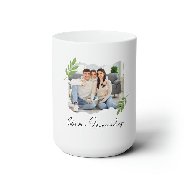 Custom Photo We are Family Mug, couples gift Mug - Father's Day Gift - Mother's Day Gift - Funny Gift Ideas CE Digital Gift Store