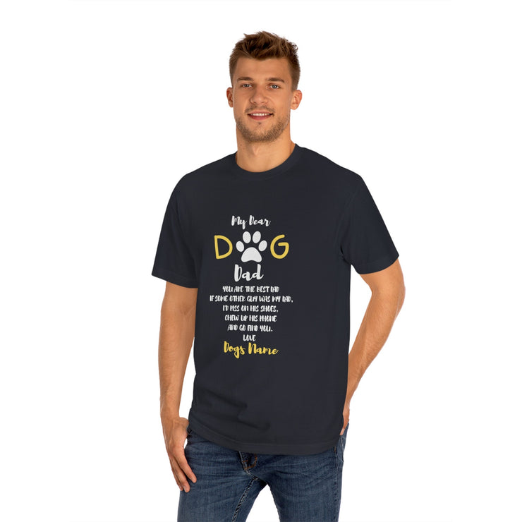 Dog Dad T-shirt- Mens dog lovers t-shirt, Funny Pet Tee, Novelty pet owners top - dogdad- Best Dog Dad CE Digital Gift Store