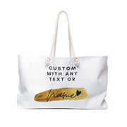 Personalized Tote Bags, Canvas Tote Bag, Custom canvas Bag, oversized Weekender Bag CE Digital Gift Store