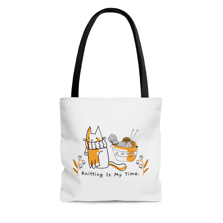 Knitting is My Time Tote Bag CE Digital Gift Store