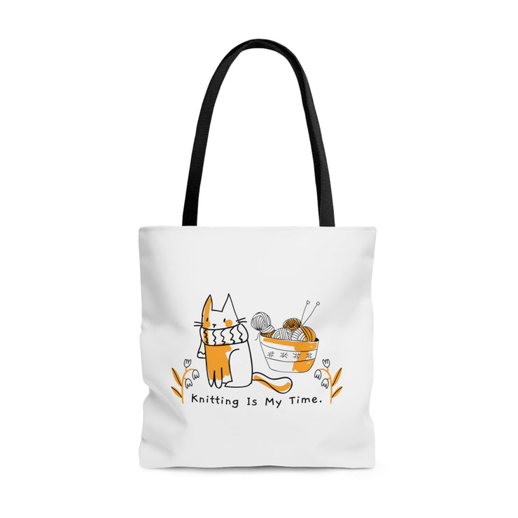 Knitting is My Time Tote Bag CE Digital Gift Store