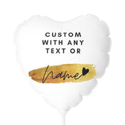 Personalized Balloon (Round and Heart-shaped), Custom For Wedding Birthday Party Décor Kids Balloon Baby Showers Events CE Digital Gift Store