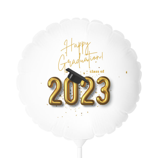 Class of 2023 Custom Graduation Balloon | Personalized Congrats Grad School Colors Balloons, Party Balloons CE Digital Gift Store