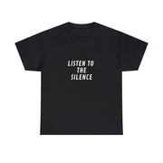 Silence Speaks: Unisex Heavy Cotton Tee for Casual Fashion Enthusiasts CE Digital Gift Store