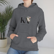 Personalized Bride Squad Bridesmaid name Hooded Sweatshirt| Custom initials and Name Unisex Heavy Blend hoodie, Wedding Party Sweatshirt CE Digital Gift Store