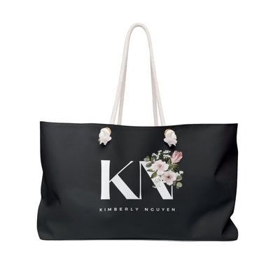 Personalized Tote Bags, Canvas Tote Bag with Zipper, Custom name canvas Bag, oversized Weekender Bag CE Digital Gift Store