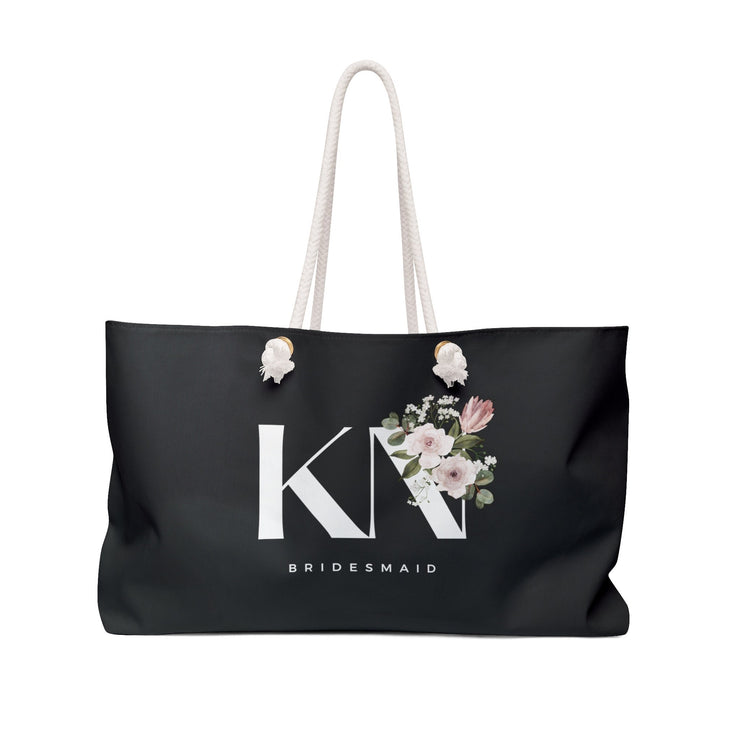 Personalized Bridesmaid Name Tote Bags, Bridesmaid Canvas Tote Bag, Custom canvas Bag, oversized Weekender Bag, Hen Party Bag CE Digital Gift Store