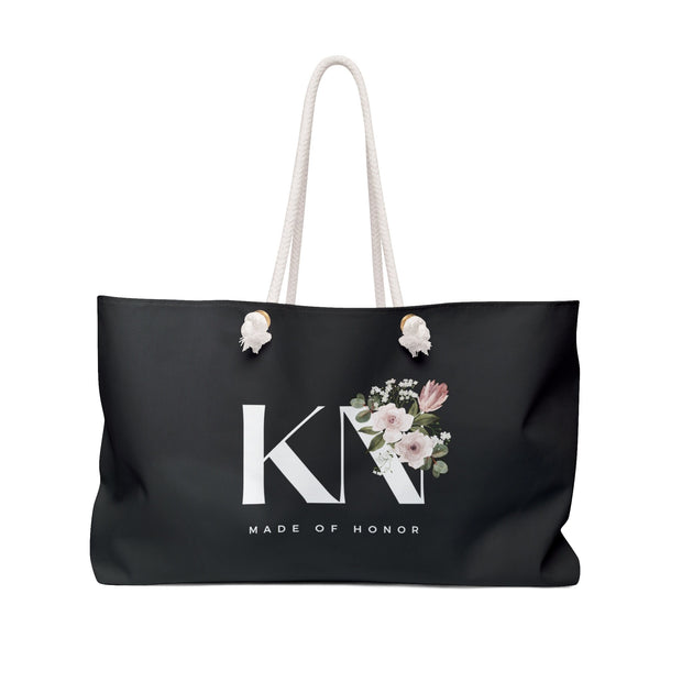 Personalized Made of Honor Tote Bags, Bridesmaid Canvas Tote Bag, Custom canvas Bag, oversized Weekender Bag, Hen Party Bag CE Digital Gift Store