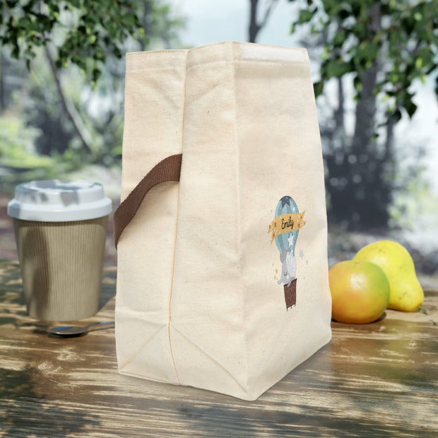 Lunch Bag, Personalization, Paper Bag Design, Canvas Lunch Box, Large Capacity, School, Travel, Camp CE Digital Gift Store