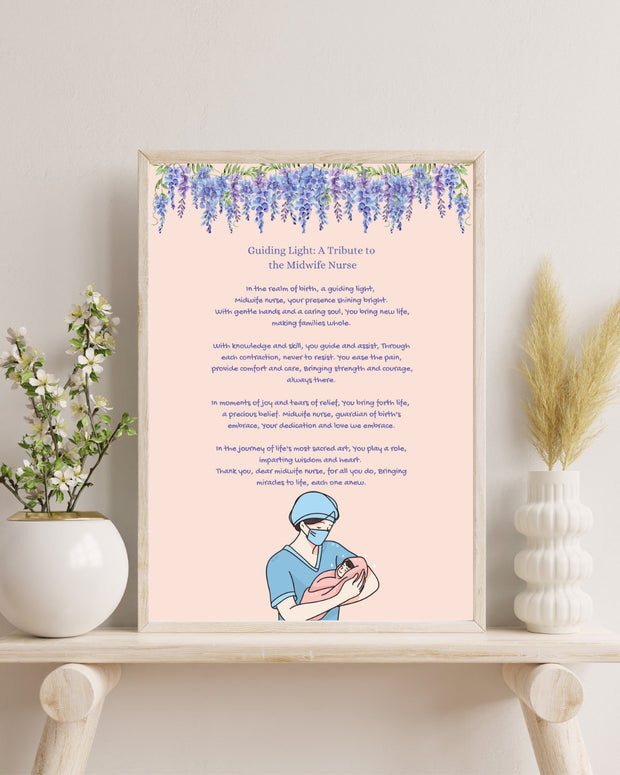 Midwife Quote print, Midwife gift, gift for Student Midwife, Midwife Birthday Gift, Midwife Thank you Gift, Amazing Midwife, NHS gift CE Digital Gift Store