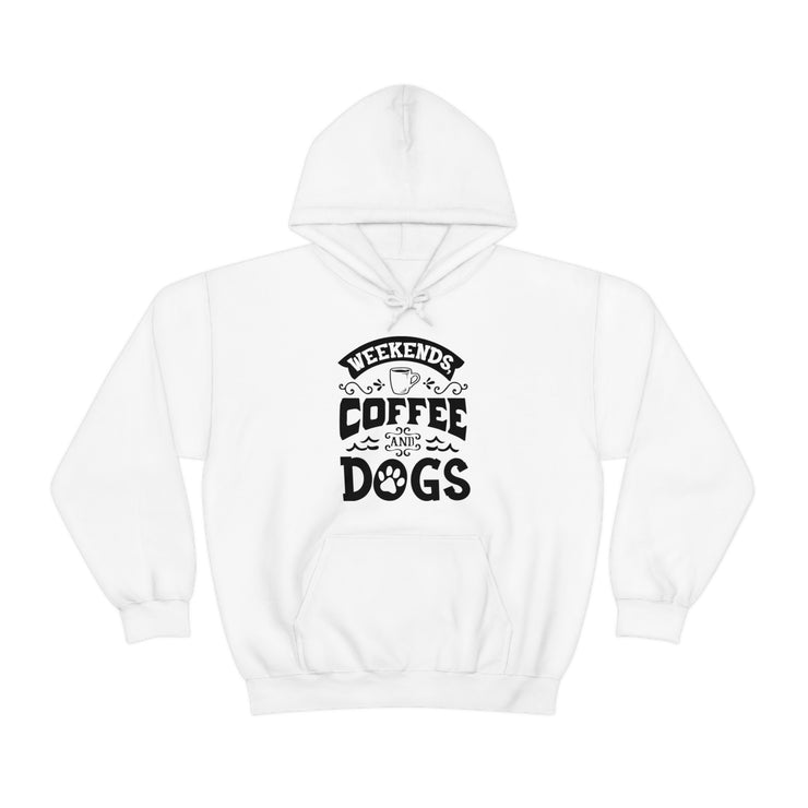 Weekend coffee and dogs beach Hooded Sweatshirt