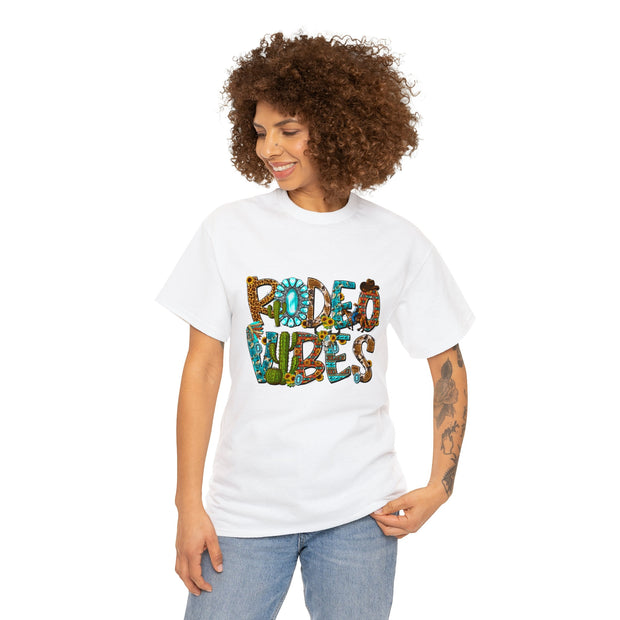 Rodeo Vibes T-Shirt - Country Concert Tee, Western Graphic Tee for Women, Oversized Graphic Tee, Cute Country Shirts, Cowgirl Shirt