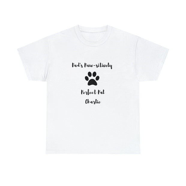 Pawsome Pals: Personalized Dog Name T-shirt for Dad's Best Friend, Pet T-shirts, Pet Lover Gift CE Digital Gift Store