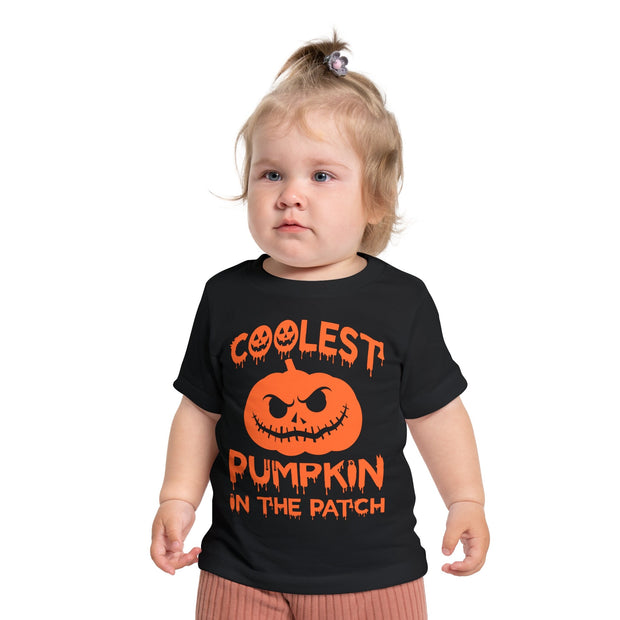 Coolest Pumpkin on the Patch Kids Black Orange Print T-Shirt - Style Meets Comfort