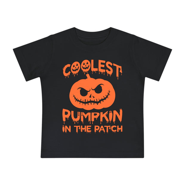 Coolest Pumpkin on the Patch Kids Black Orange Print T-Shirt - Style Meets Comfort