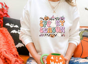 Spooky Season Women's Sweatshirt - Embrace Cozy Comfort with Halloween Vibes