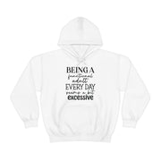 Being a Functional Adult Seems a Bit Excessive Hooded Sweatshirt - Embrace Relaxation and Comfort
