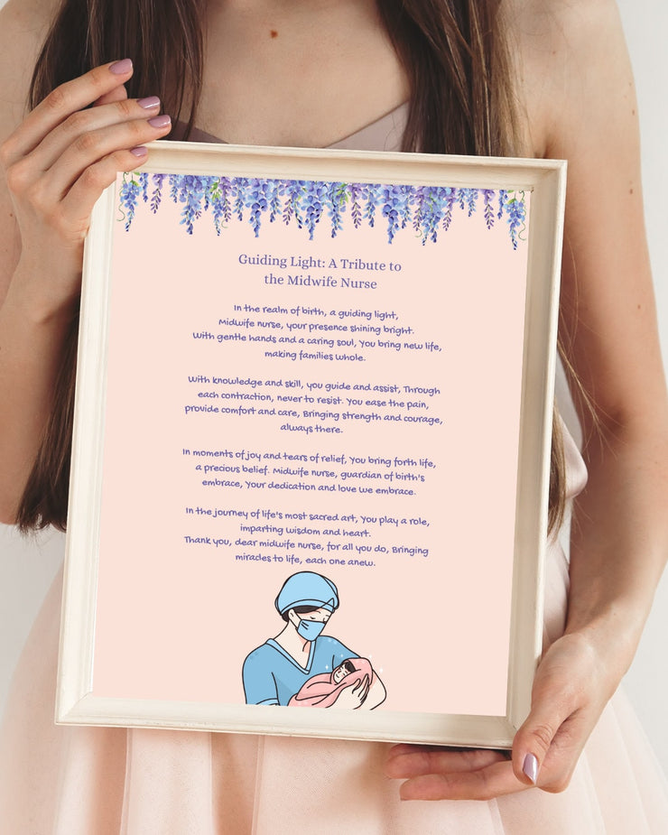 Midwife Quote print, Midwife gift, gift for Student Midwife, Midwife Birthday Gift, Midwife Thank you Gift, Amazing Midwife, NHS gift CE Digital Gift Store