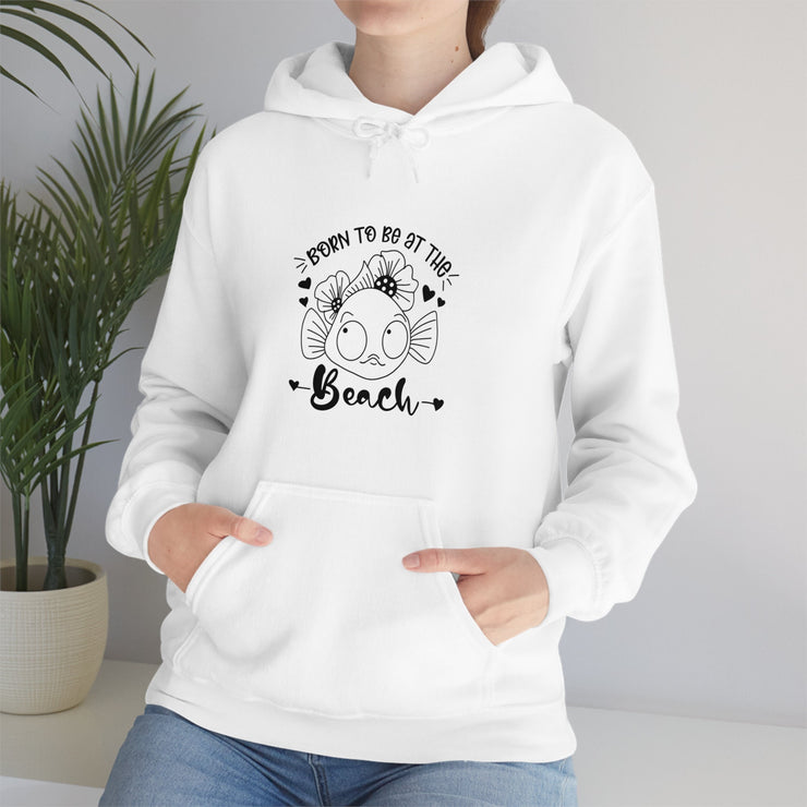 Born to be at the beach Hooded Sweatshirt |comfort colors shirts | trendy crewnecks | gift for her | Oversized Beach Hoodie