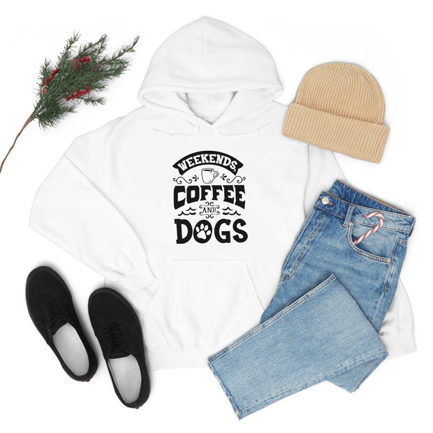 Weekend coffee and dogs beach Hooded Sweatshirt