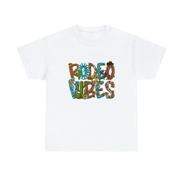 Rodeo Vibes T-Shirt - Country Concert Tee, Western Graphic Tee for Women, Oversized Graphic Tee, Cute Country Shirts, Cowgirl Shirt