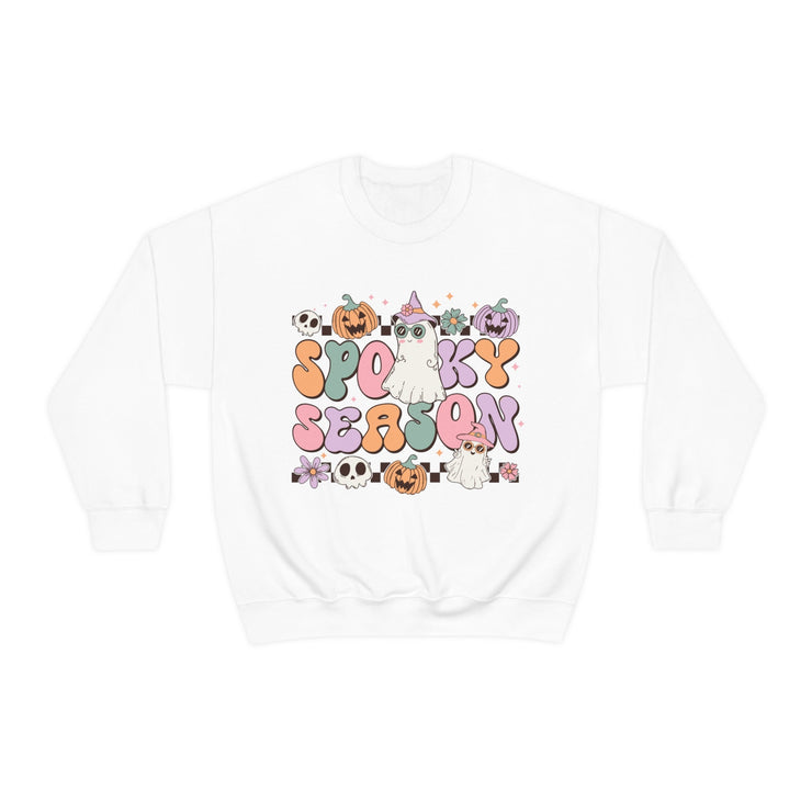 Spooky Season Women's Sweatshirt - Embrace Cozy Comfort with Halloween Vibes