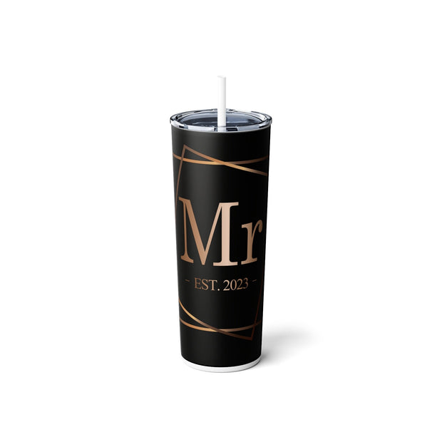 Mr. Est 2023 Wedding Tumbler - Celebrate Love in Style, Wedding Gift, Groom Gift, Gift for Him