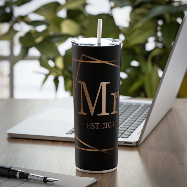 Mr. Est 2023 Wedding Tumbler - Celebrate Love in Style, Wedding Gift, Groom Gift, Gift for Him