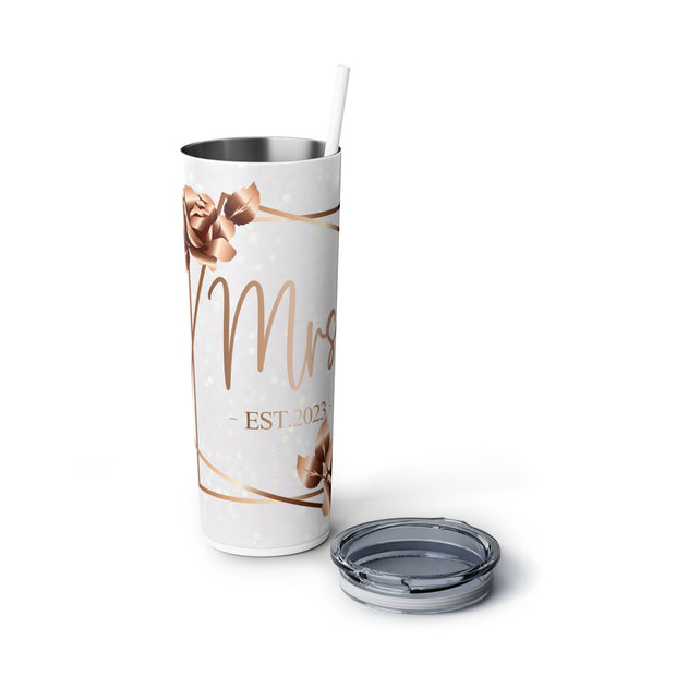 Mrs. Est 2023 Wedding Tumbler - Wedding Gift, Gift for Bride, Gift for Couple