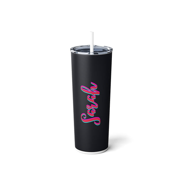 Custom Personalized Name Tumbler | Girl's Trip Tumbler | Stainless Steel Cup Straw | Bridesmaid Gift | Wedding | Mothers Day | Birthday Cup