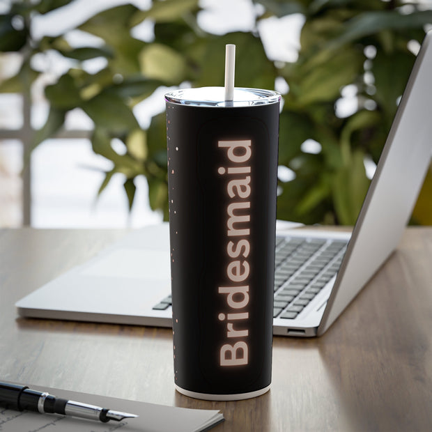 Custom Personalized Name Tumbler | Girl's Trip Tumbler | Stainless Steel Cup Straw | Bridesmaid Gift | Wedding | Mothers Day | Birthday Cup