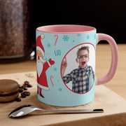 Santa's Favorite Ho with Custom Photo Mug , Christmas Movies Cute Coffee Mug | Cute Christmas Mug | Stocking Stuffer