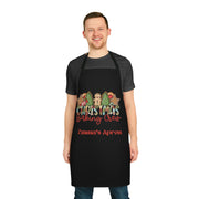 Personalized Chef's Apron "Christmas Baking Crew" Apron - Festive Kitchen Wear