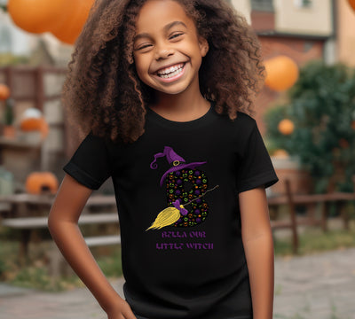 Halloween custom Witch letter and name children's Halloween Shirt, Toddler T-Shirt, Boys Shirt, Kids Halloween, Autumn, Fall, Fancy Dress